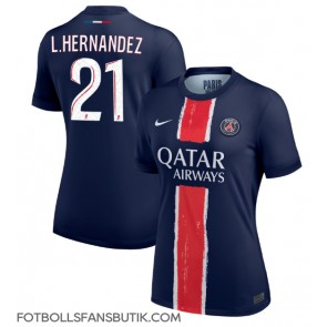 Paris Saint-Germain Lucas Hernandez #21 Replika Hemmatröja Damer 2024-25 Kortärmad